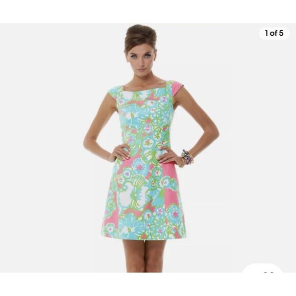 Lilly Pulitzer York Dress - PB Pink a Delicacy - Size 2 - Picture 2 of 2